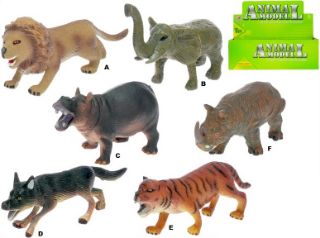 Obrázek z Zvířátka safari plast 11-14cm, 6dr (24) 